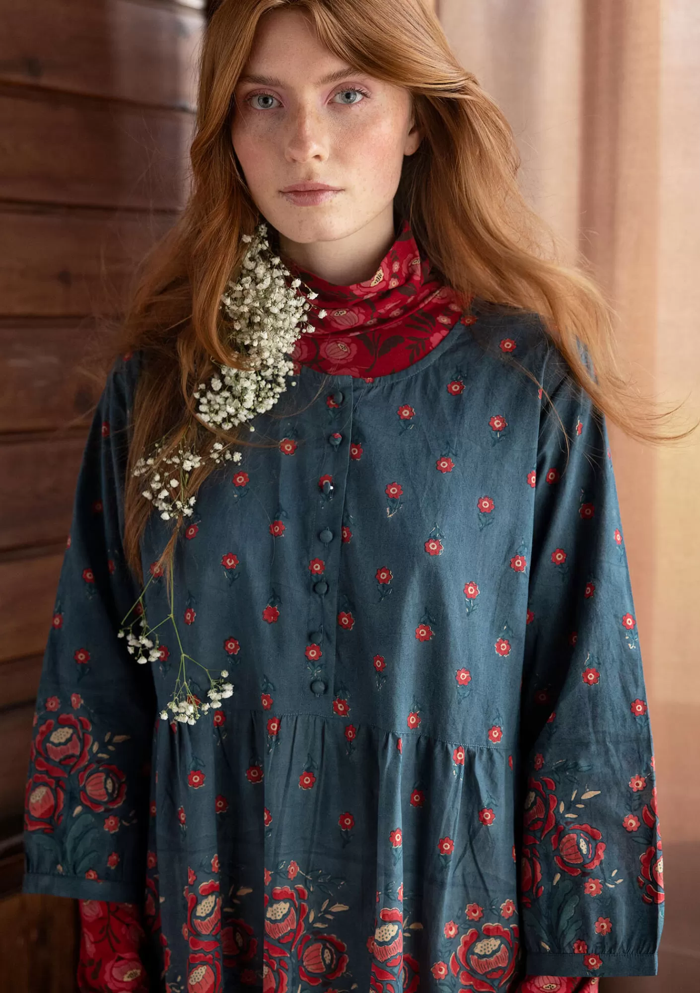 Gudrun Sjödén Kangasmekko "Asta" ekopuuvillaa- Mekot