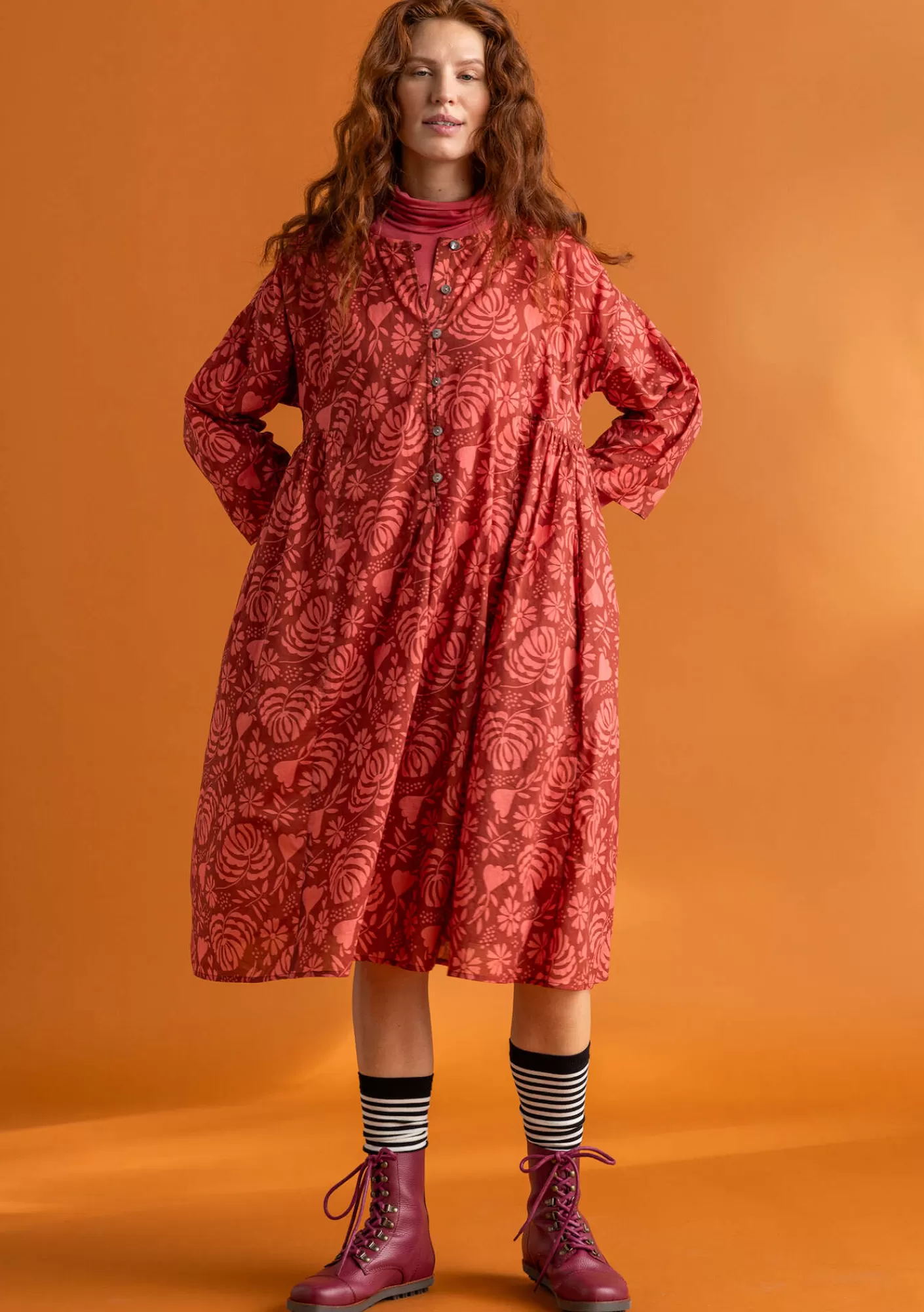 Gudrun Sjödén Kangasmekko ”Hedda” ekopuuvillaa- Mekot