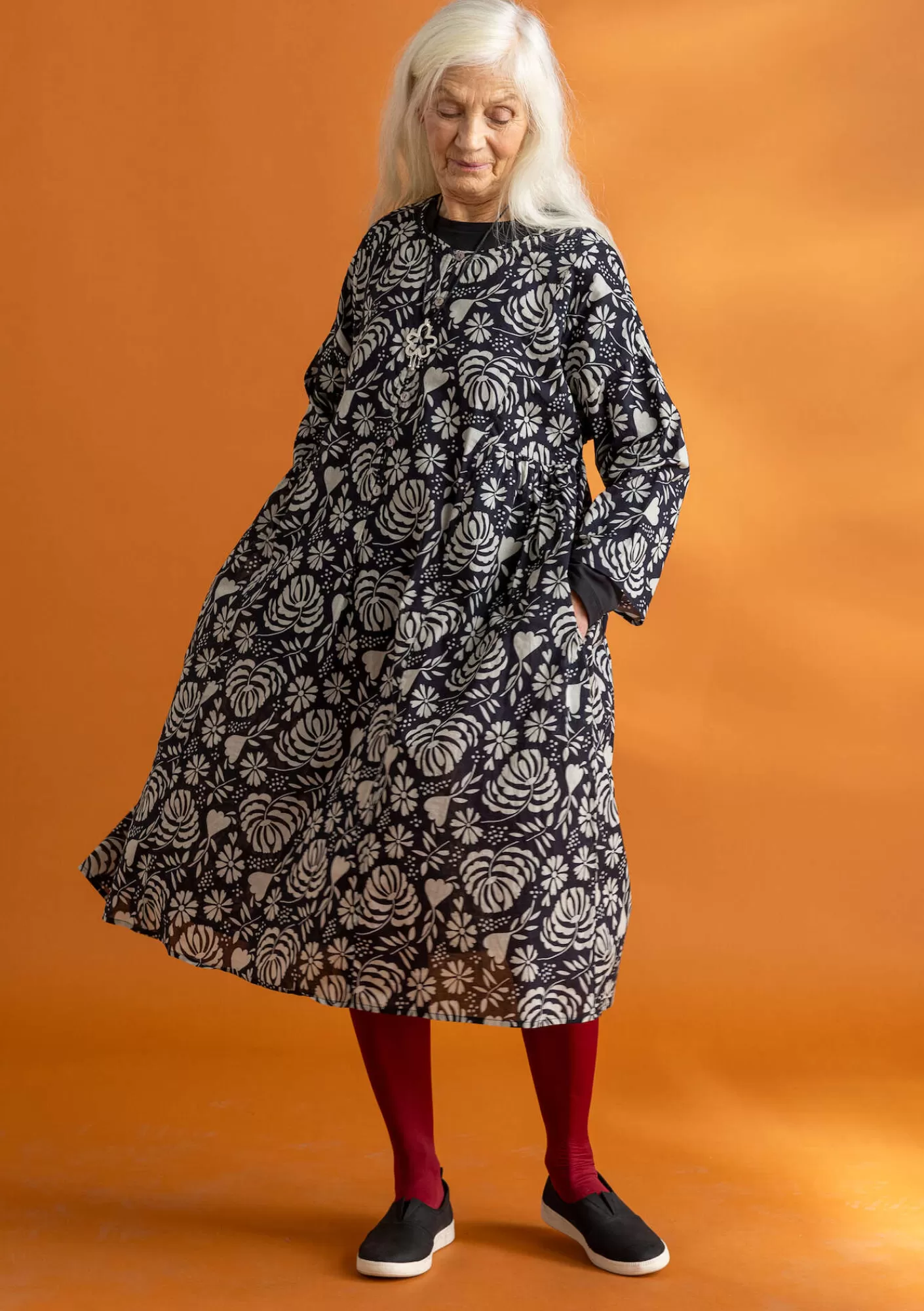 Gudrun Sjödén Kangasmekko ”Hedda” ekopuuvillaa- Mekot