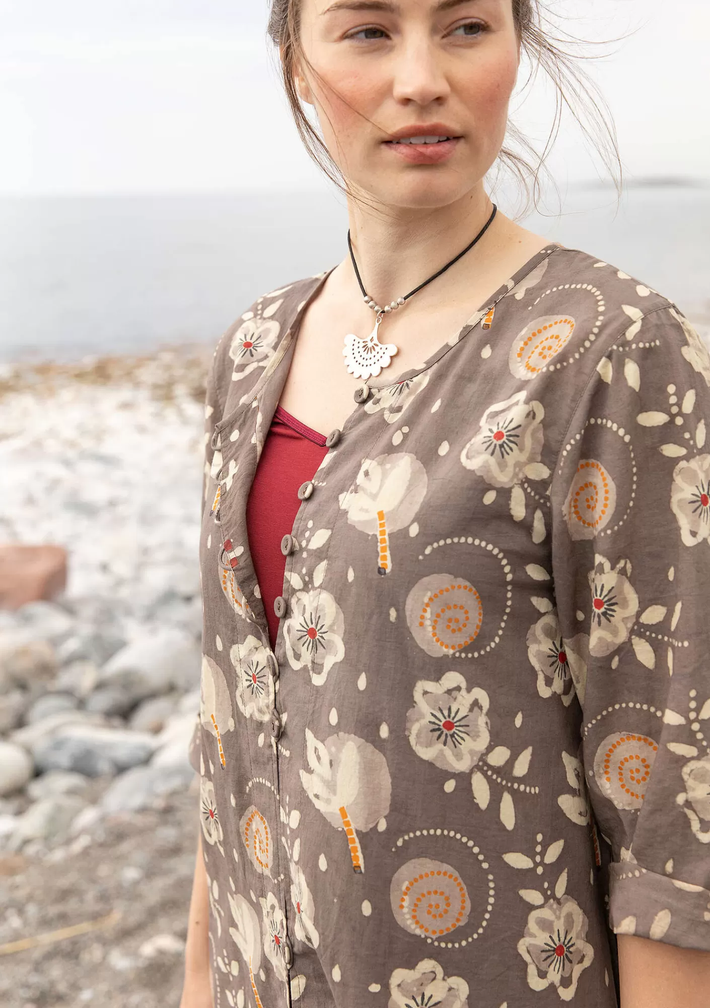 Gudrun Sjödén Kangasmekko "Kamala" ekopuuvillaa- Mekot