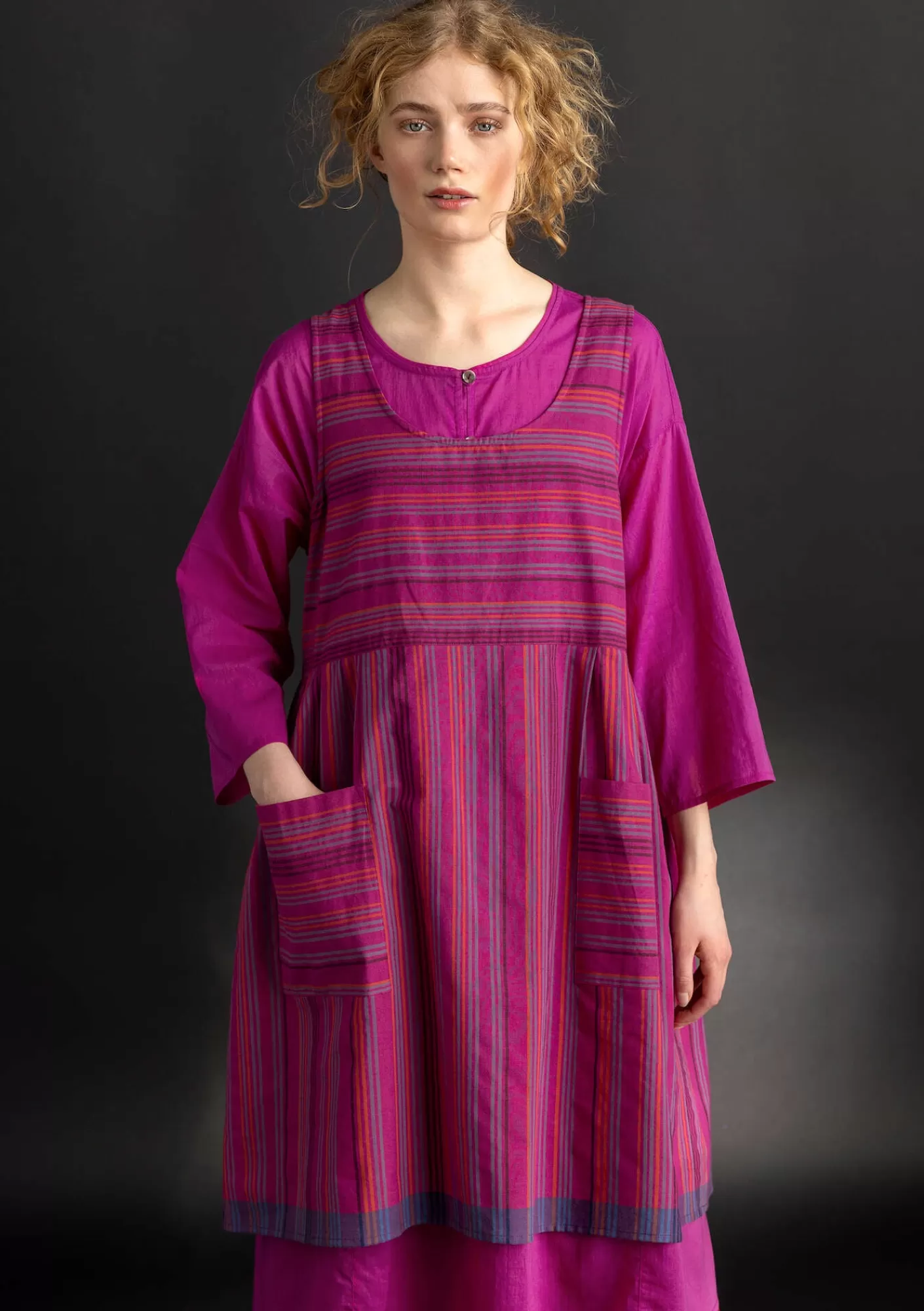 Gudrun Sjödén Kankainen liivimekko ”Ava” ekopuuvillaa- Mekot