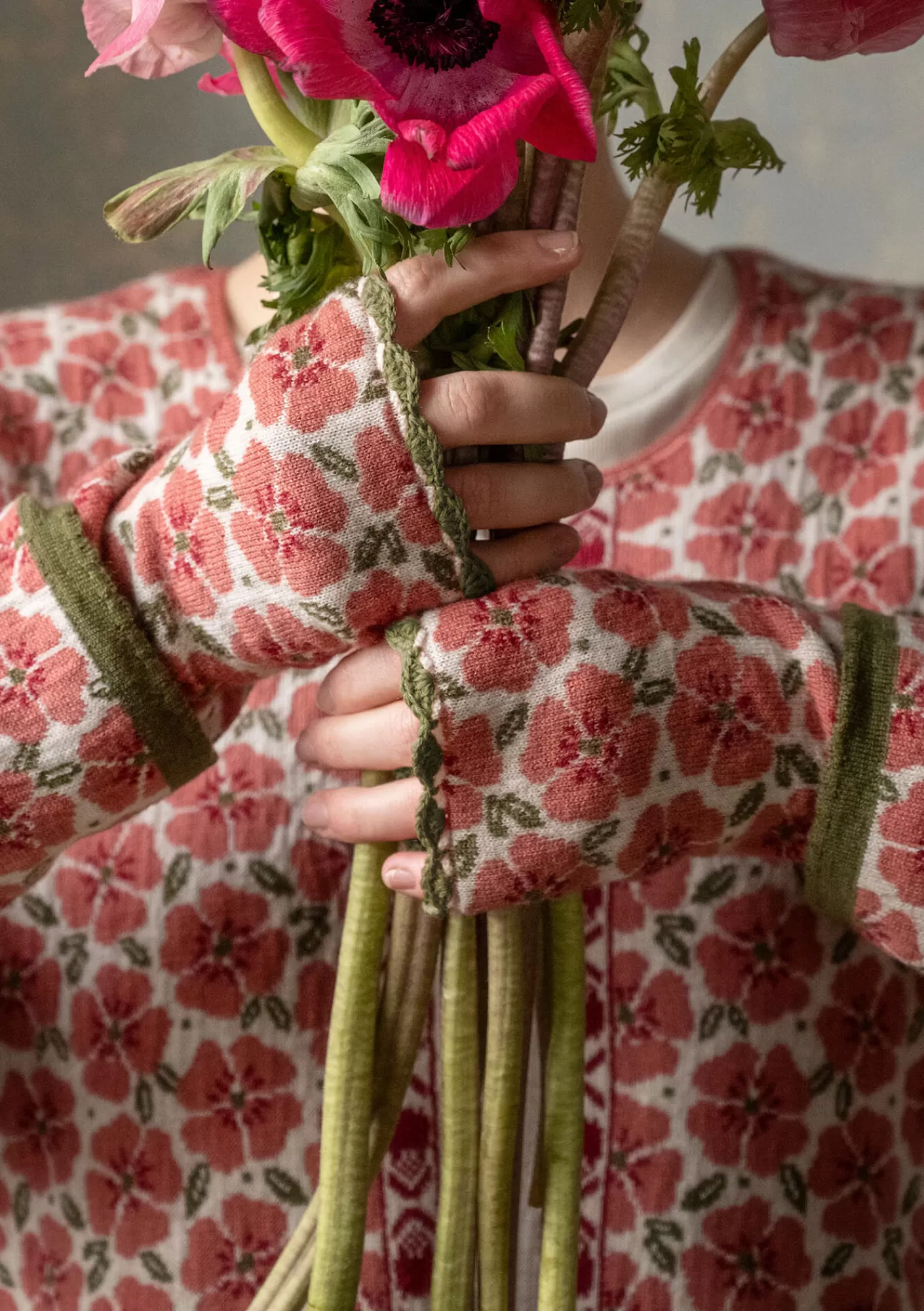 Gudrun Sjödén Kynsikkäät "Anemone" ekovillaa- Asusteet