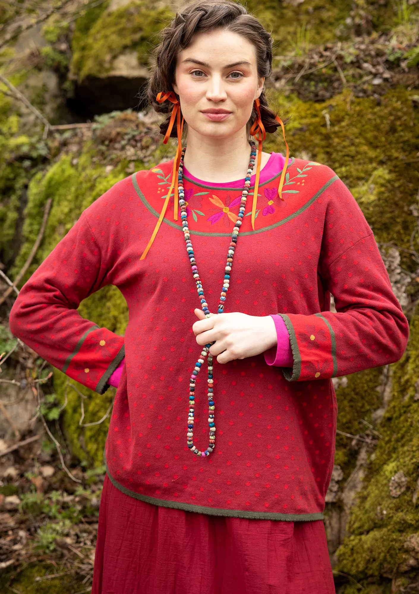 Gudrun Sjödén Neulepusero "Maria" ekologista ja kierrätettyä puuvillaa- Topit & Puserot