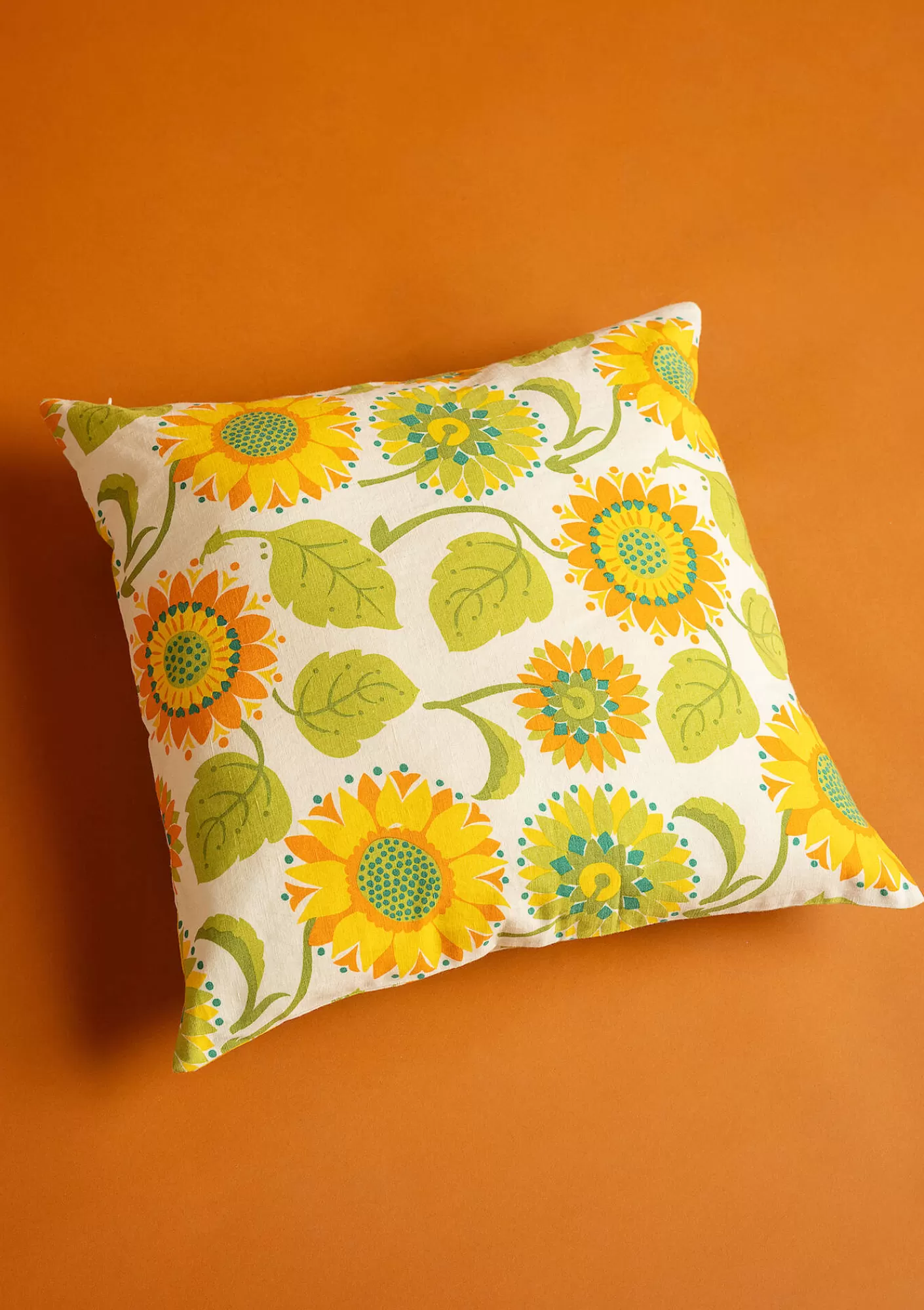 Gudrun Sjödén Tyynynpäällinen ”Sunflower” ekopuuvillaa/pellavaa- Koristeet Ja Tarvikkeet | Tyynyt & Tyynynpäälliset